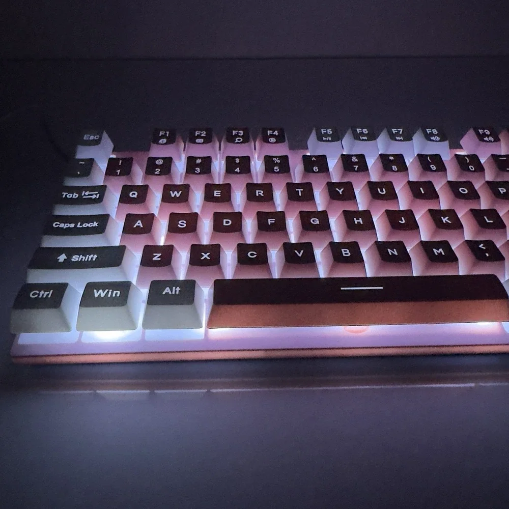 YINDIAO K500 Wired USB E-Sport 7 Colour Backlight Gaming Keyboard